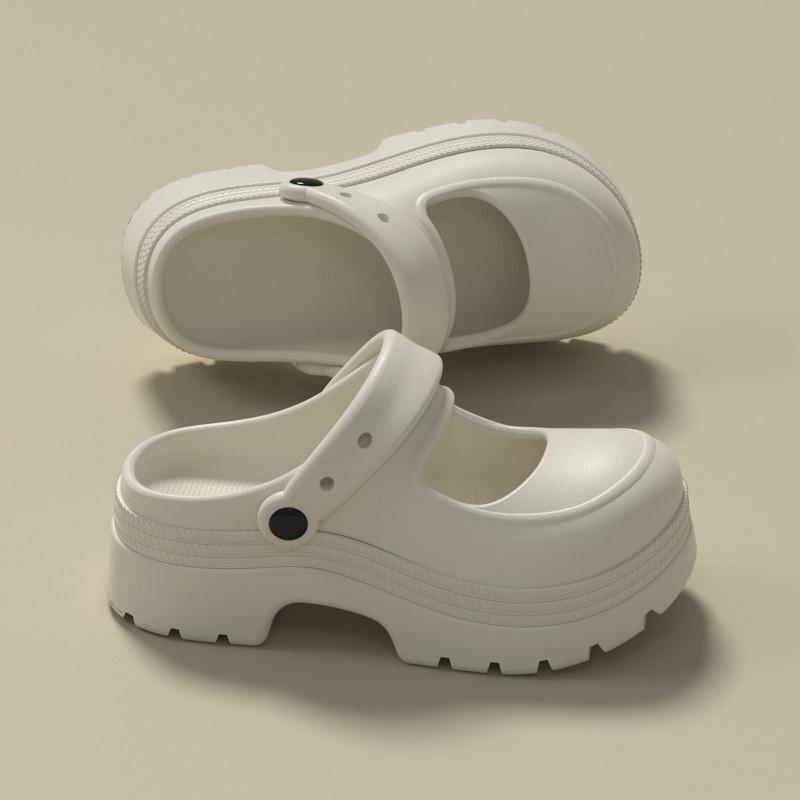 Summer Womens Eva Thick Sole Slipon House Slippers For Comfort And Antislip