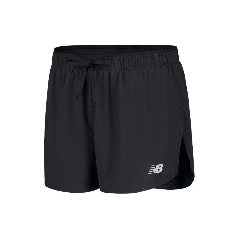 New Balance RC Split Short Freizeitshorts Herren Schwarz MS41280-BK L