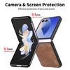 Samsung Galaxy Z Flip 7/6 Drop-Proof Foldable Leather Phone Case
