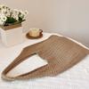 2025 New Women'S Bags Hand-Woven Bucket Bag Large Capacity Casual Lazy Style Hand-Held Tote Bag