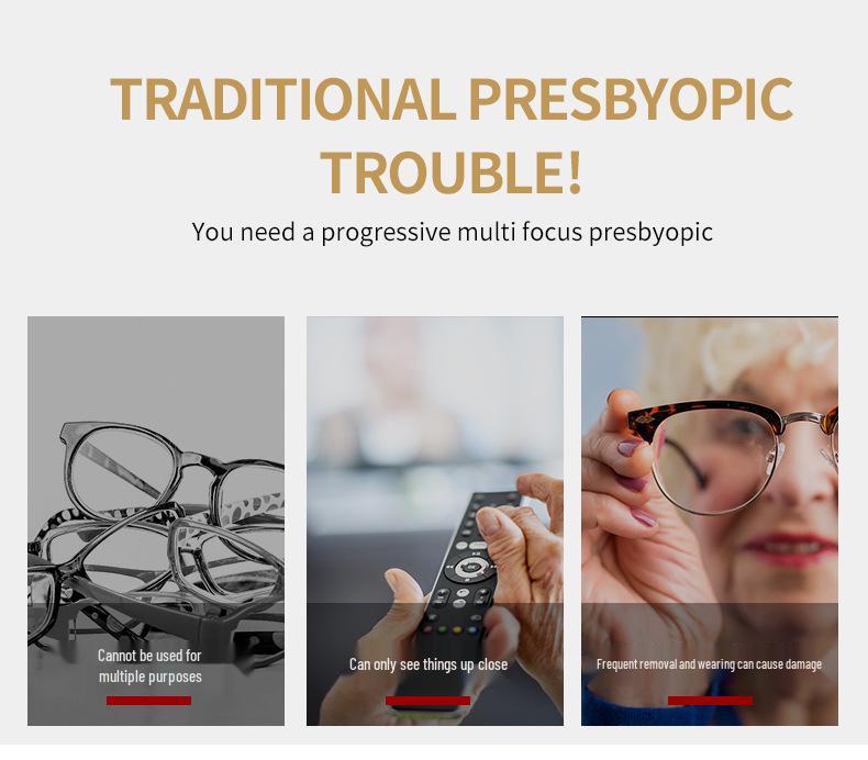 2021 Damenmode Multifokale Lesebrille CJ16669