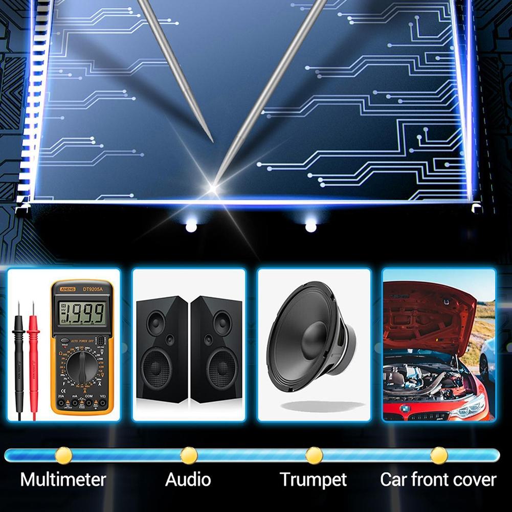 Black+red Car Probes Extention Multimeter PVC+Brass Replacement