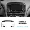 Real Soft Carbon Fiber Sticker For Mercedes Benz SL Class R230 2005 2006 2007 2008 2009 2010 2011 Car Central Control CD Panel