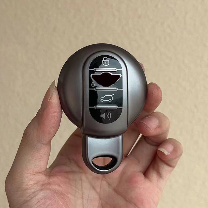 

Grey Tpu Key Fob Cover With Keychain Lanyard For Bmw Mini Cooper S One Jcw F54 F55 F56 F57 F60 Clubman Countryman