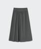 Musinsa Standard Woman Women'S Poplin Low-Waisted Long Skirt [Dark Gray]