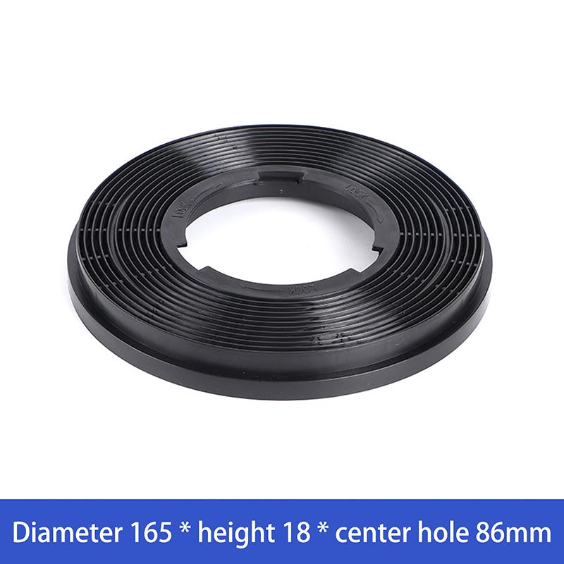 1Pc Active Carbon Filter For Extractor Hood Round Active Charcoal Filter For Exhaust Hoods Circulation Range Hood Carb Box
