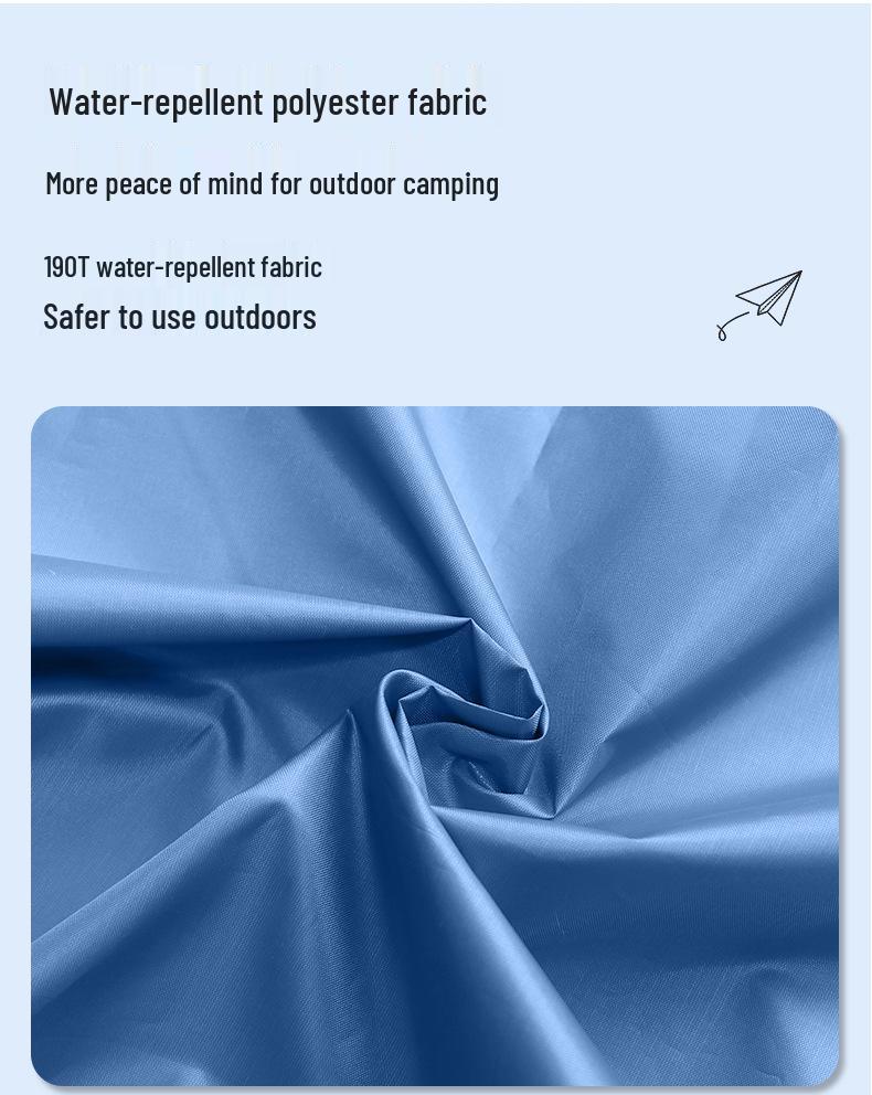 Silver-Coated Oxford Cloth Outdoor Tent Mat - Moisture-Proof Ground and Picnic Blanket