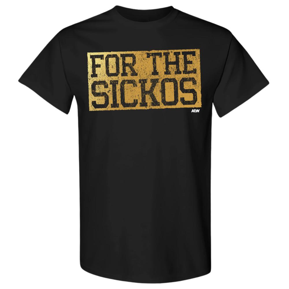 AEW FOR THE SICKOS AEW Official TShirt Unisex T-Shirt Graphic Tee XXL