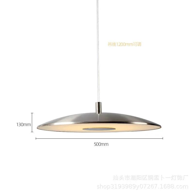 Restaurant bar round pendant lamp LED full spectrum designer eye protection and anti glare pendant light