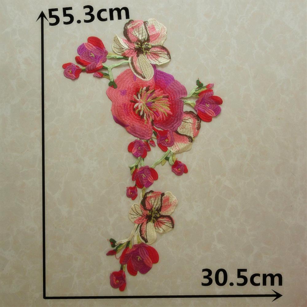 

Dress Diy Ethnic Style Mother Dress Cheongsam Clothing Embroidery Embroidery Lace Clothing Embroidery Style 831 (1 piece)