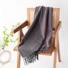 New Soft and Warm Faux Cashmere Checkered Retro Tassel Scarf A High End Women's Scarf Shawl