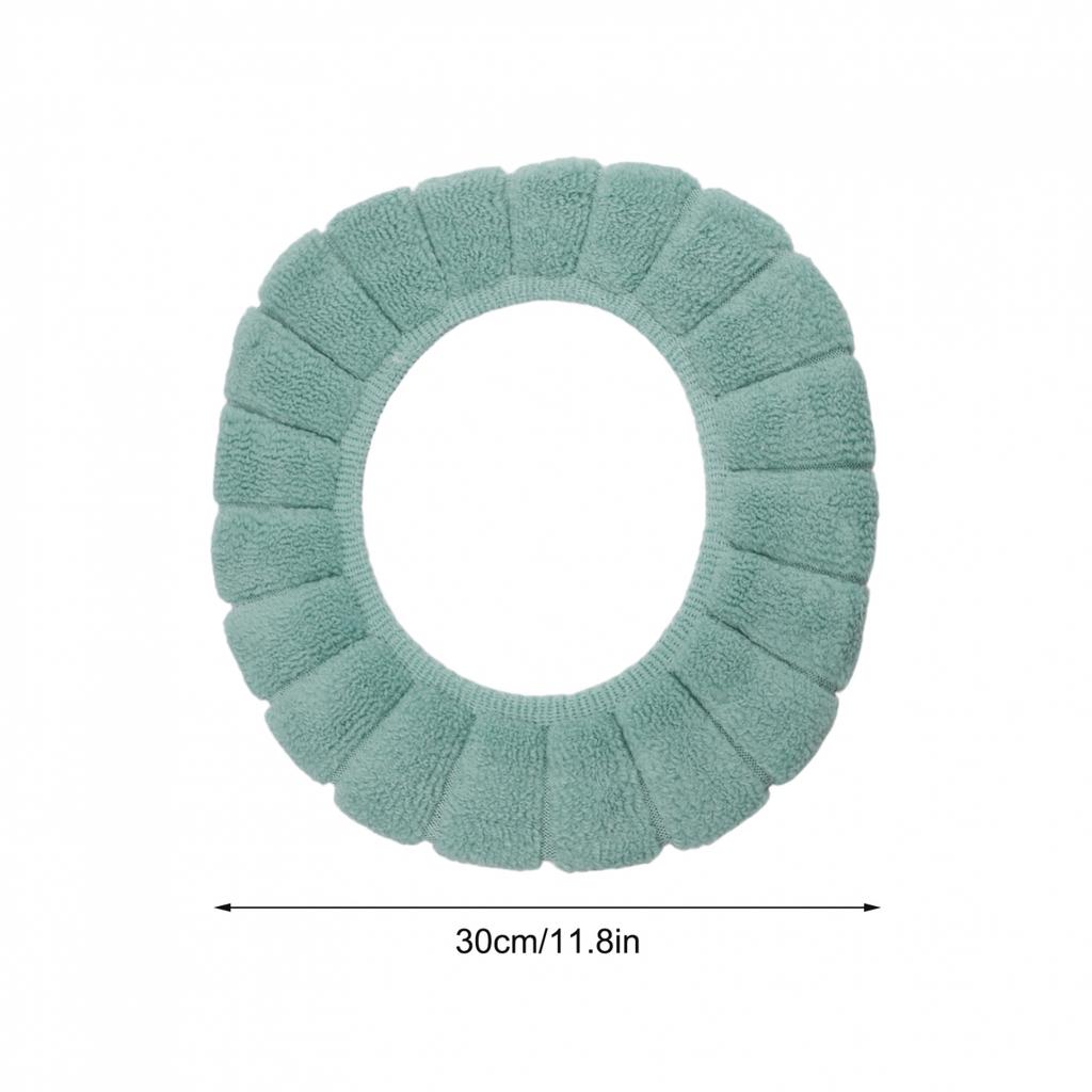 Keep Your Toilet Seat Warm and Cozy Soft and Stretchable Cushion Pad