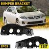 2X Bumper Bracket Support For 2011-13 Toyota Corolla Driver Front & Passenger Si