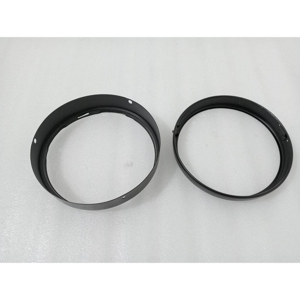 Royal Enfield Head Light Inner Outer Rim Black Steel |Fit For
