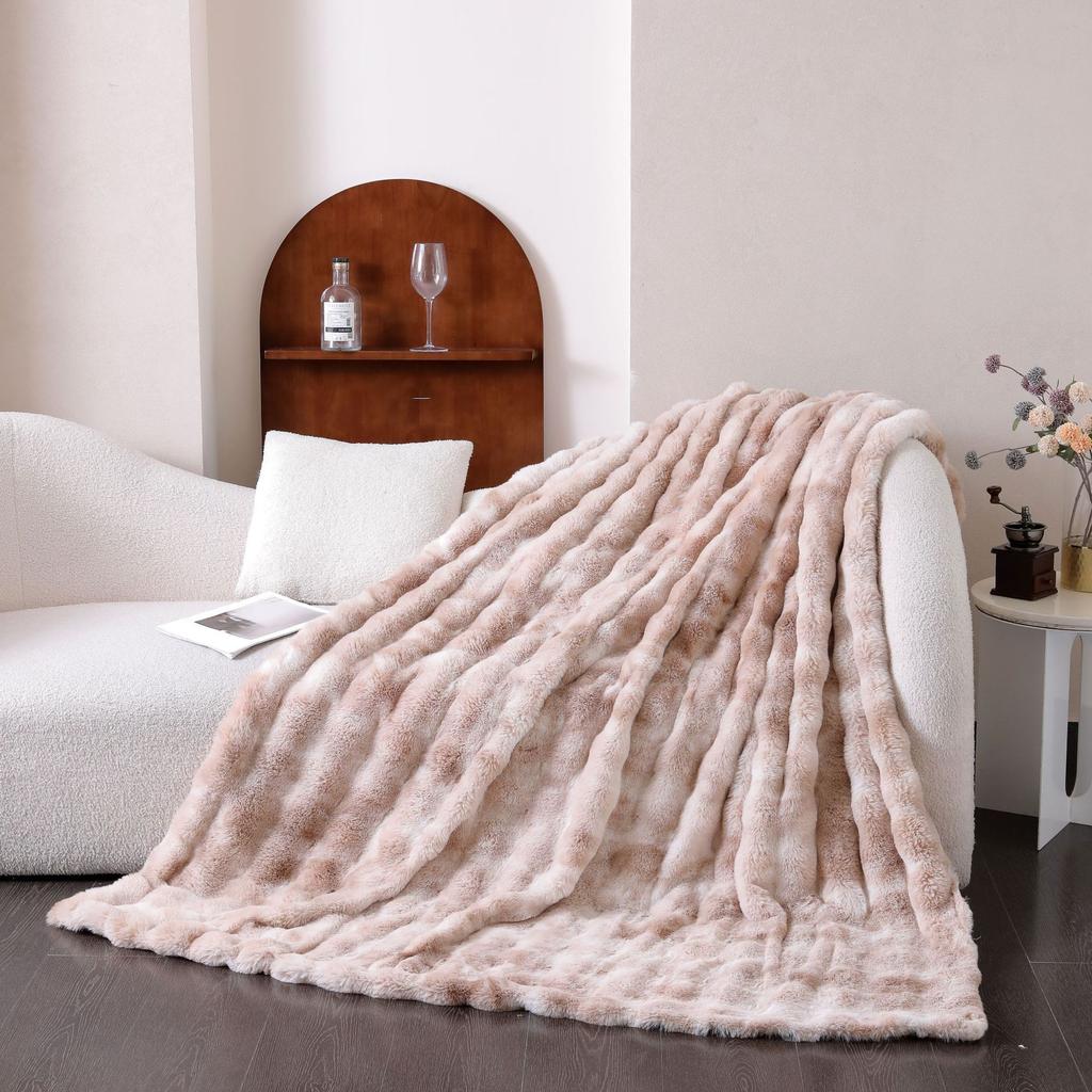 Thickened Warm Tie Dyed Blanket