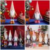 Weihnachtsgnom Dekorationen mit langem einziehbaren Bein Handgemachter stehender Gnom Plüsch Feiertagself für Weihnachtsfeierdeko Navidad