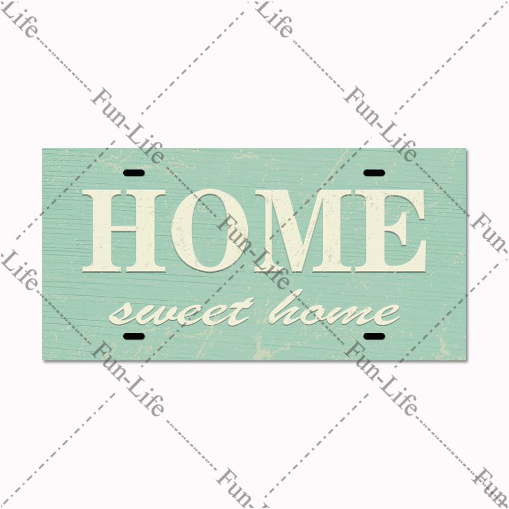 Welcome Home Metal Poster, Tin Signs, Vintage Pet, Family Hanging Plates, Plaque, Bar, Pub, Garden, Farm, Home Wall Decor