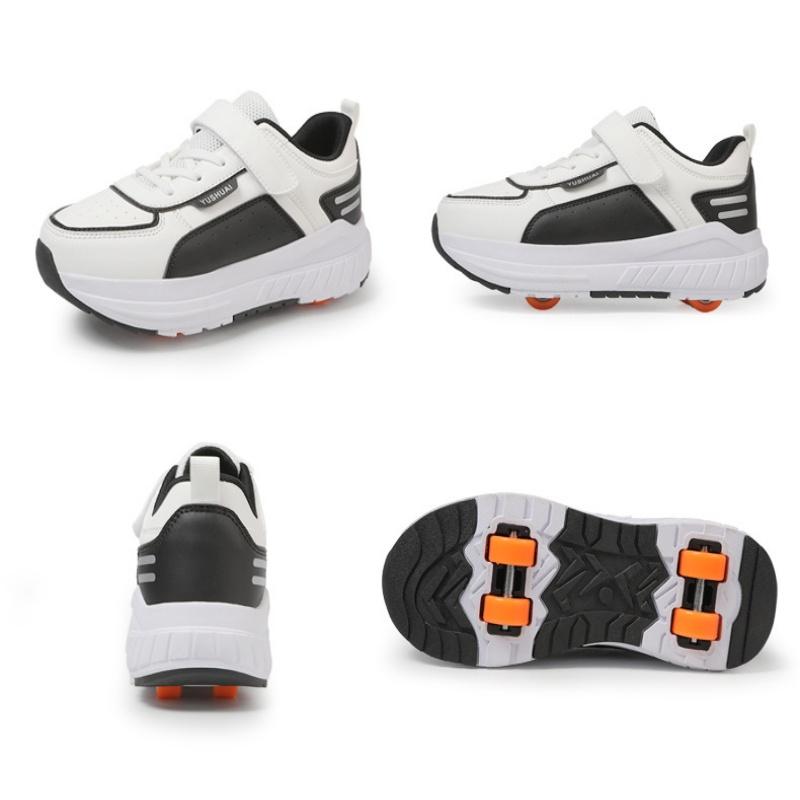 Girls' Invisible Rolling Shoes Double Wheel Transformable Men's Children's Inline Skates New Model Sports Entertainment