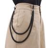 Waist Chain for Men Women Boy Girls Punk Wallet Keychain Belt Metal Jeans Pants Chain with Secure Clasp Accessories