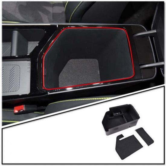 Car Center Console Storage Box Armrest Box Organizer Case Tray For Kia EV6 21-22