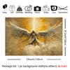 2D Flat 2D Flat Print 1 Large Size/ Pattern Print Tapestry Angel Gold For Room Wall Decor Scene Living Room