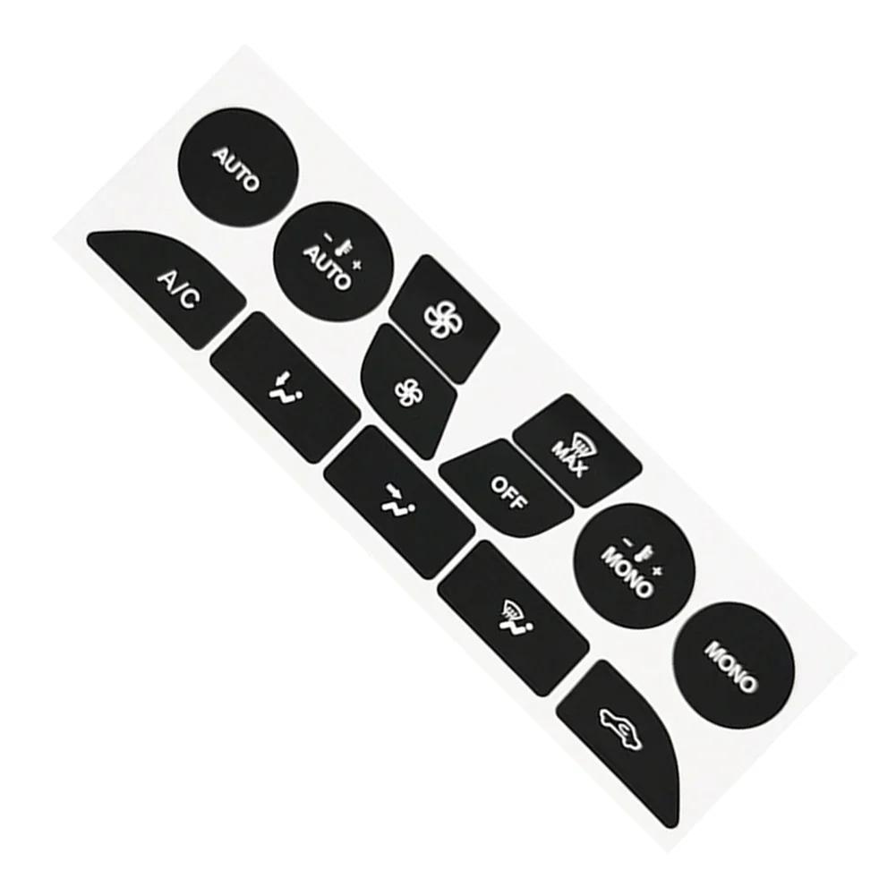Perfect-Fit Car Vinyl Climate Repair Decals Button Sticker Air Dashboard Accessories for Ford Focus 2 MK2 99-05