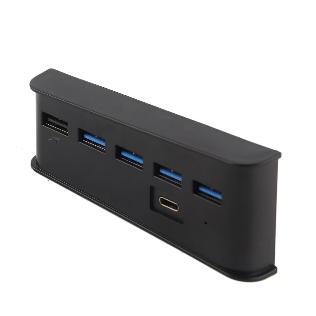 5 in 1 Game Console USB Splitter Controller USBA for USBC MultiPort Hub Fit for PS5