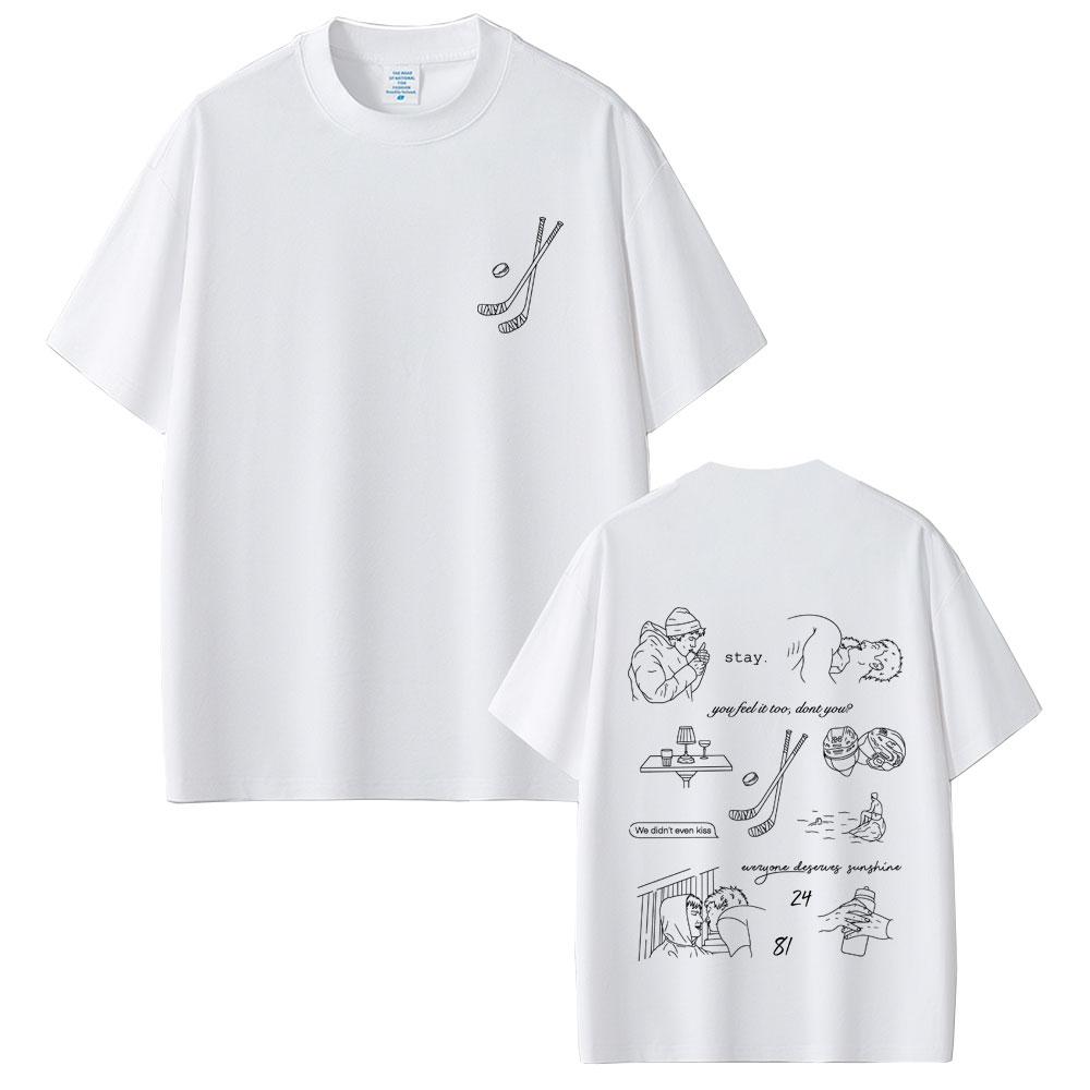Heated Rivalry Shane Hollander Ilya Rozanov Hollanov 2481 Graphic Tshirt Male Casual Cotton T Shirts Men Women Vintage Top