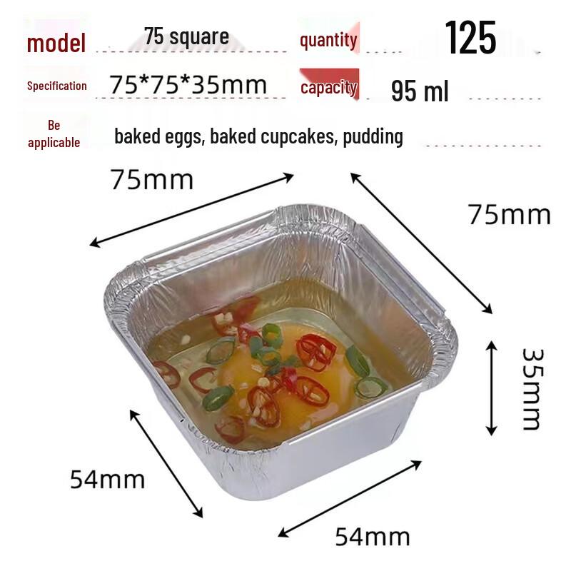 Disposable Heart-Shaped Aluminum Foil Baking Cups