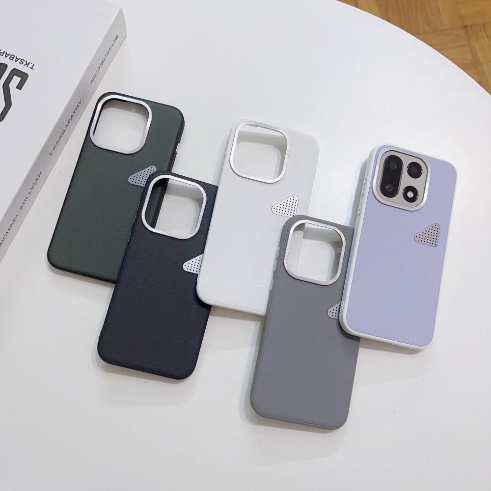For OnePlus 15 Case Luxury Hard PU Leather Skin Heat Dissipation Protective Back Cover Case for OnePlus 15 15T 15R 13T 13S Shell