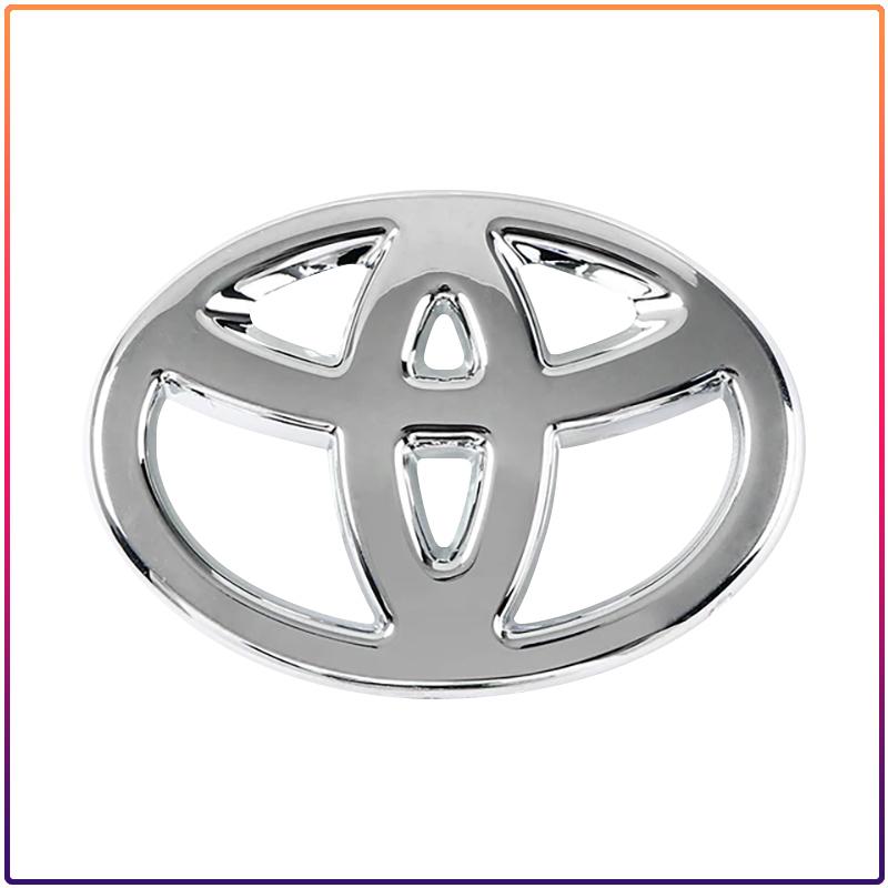 1Pcs Car Steering Wheel Emblem Badge Decal Sticker Auto Styling Decor Fit For Toyota Fortuner Chr Verso Prius Hiace Yaris Trd Corolla