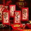 6pcs Blessing Chinese Snake Year Red Envelopes Traditional Lucky Money Pockets  Celebration