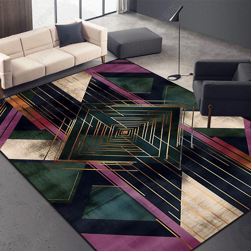 Nordic Abstract Living Room Carpet Rug for Bedroom Home Decor Geometric Rugs 200x300cm Washable Lounge Coffee Tables Floor Mats