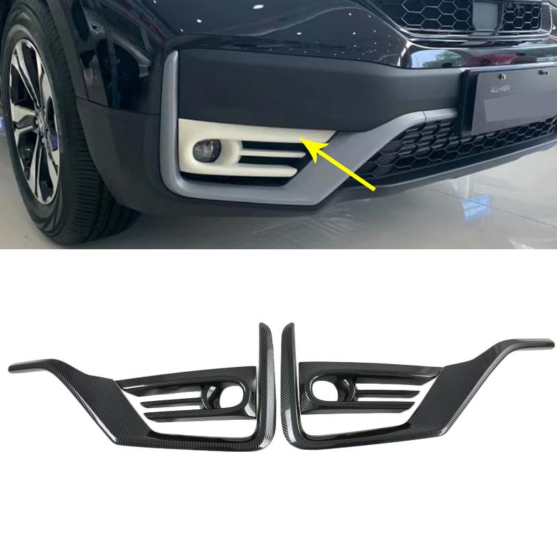 Für Honda CRV CR-V Auto Kopf Vorder Nebel Licht Lampe Trim Abdeckung ABS Chrom Außen Styling Aufkleber