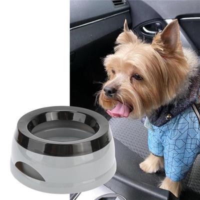 1 pezzo di ciotola per bere animali domestici, ciotola per auto da viaggio, a prova di spruzzi e bocca non bagnata, accessori per cani portatili in plastica