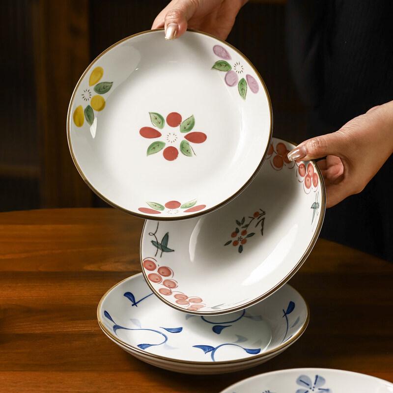 Ru Han Underglaze Hand-painted Ceramic Plate