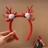 Weihnachtsdekoration Weihnachtsstirnband Elf Hirsch Horn Haarband Geweih Stirnband Kind