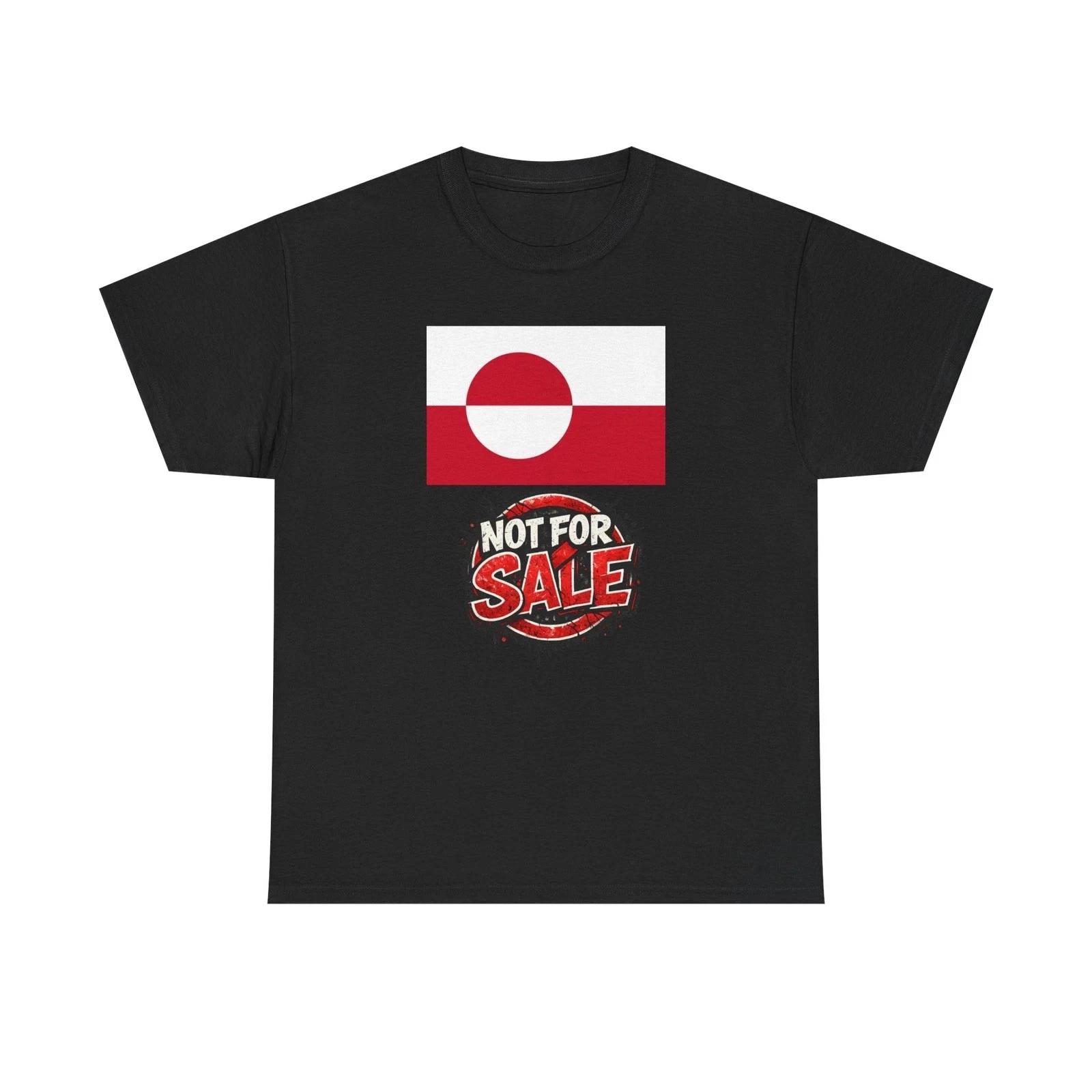TSHIRT Greenland Not For Sale graphic tee flag Denmark M