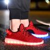 Led Light Up Shoes Casual Lighting Sneakers Men  Luminous Shoes For Women Man Usb Charger Glowing Sneakers Illuminated