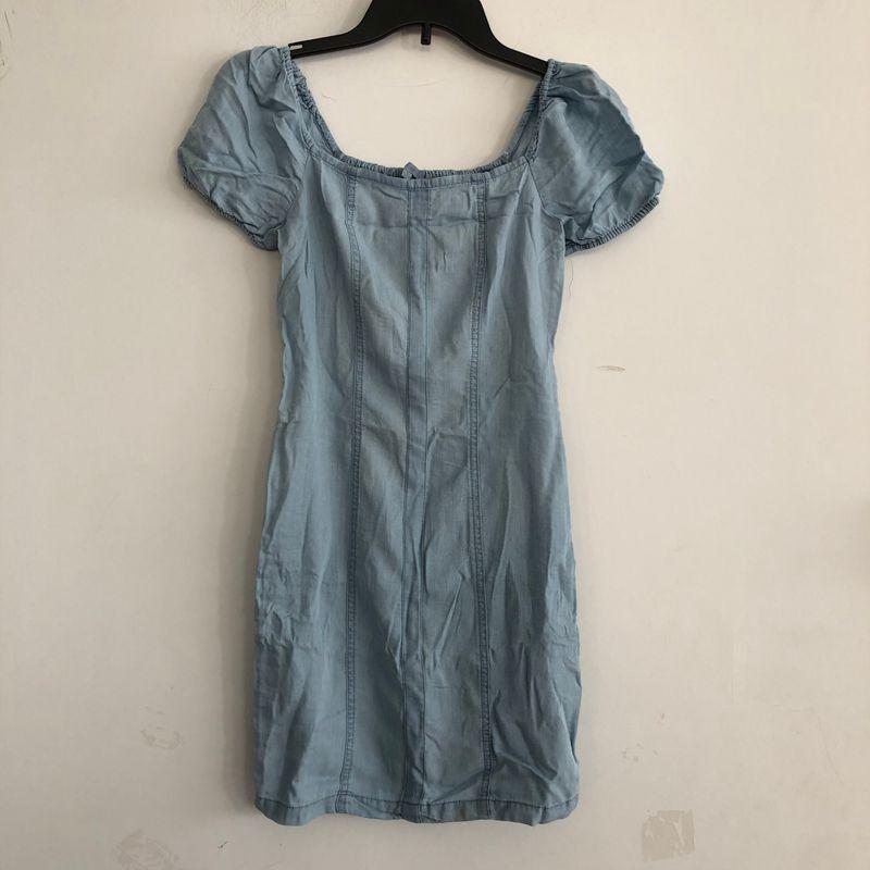 

Tencel Dress Amoi Foreign Trade Women s Clothing Fashion off-Neck Pullover Short Sleeve Sheath Ruched Dress 28682 Light Blue (no button) A- 10-26-3 S