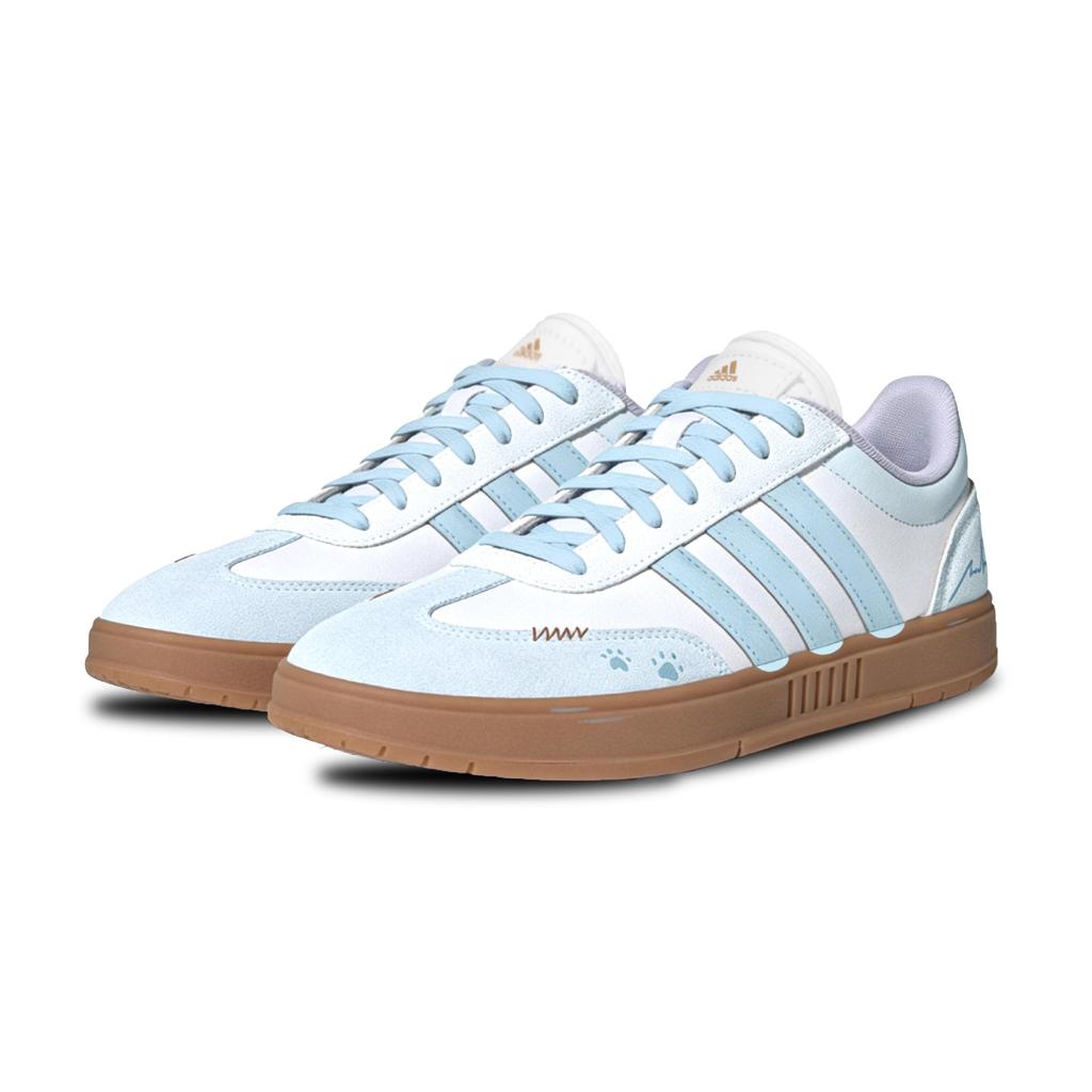 Adidas GRADAS Abrasion Resistant Slip Resistant Low top Skateboard Shoes Unisex White Blue IE9044(Team1700-)