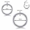 G23 Titanium Piercing Hight Segment Clicker Nose Ring Open Small Septum Hoop Nose Earrings Women Man Ear Nose Helix Body Jewelry
