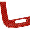 crosselec Red Carbon Fiber Air Vent Cover AC Outlet Trim kit for Dodge Charger 2015+