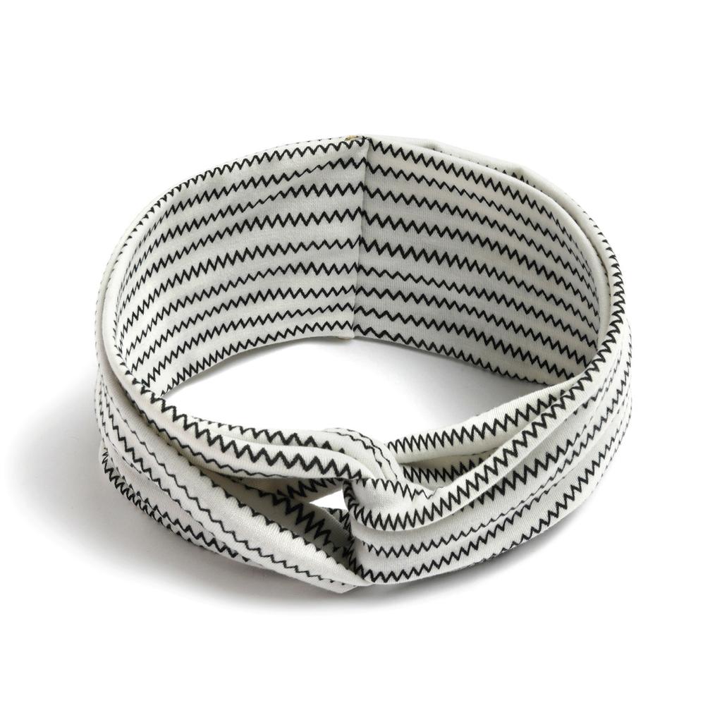 Bohemian Cross Knotted Headband Gypsy Yoga Sports Headband Wide Female Stretch Headband