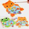 Kindergarten Magnetic Building Blocks & Fishing Game Set: Educational Toys for Parent-Child Interaction
