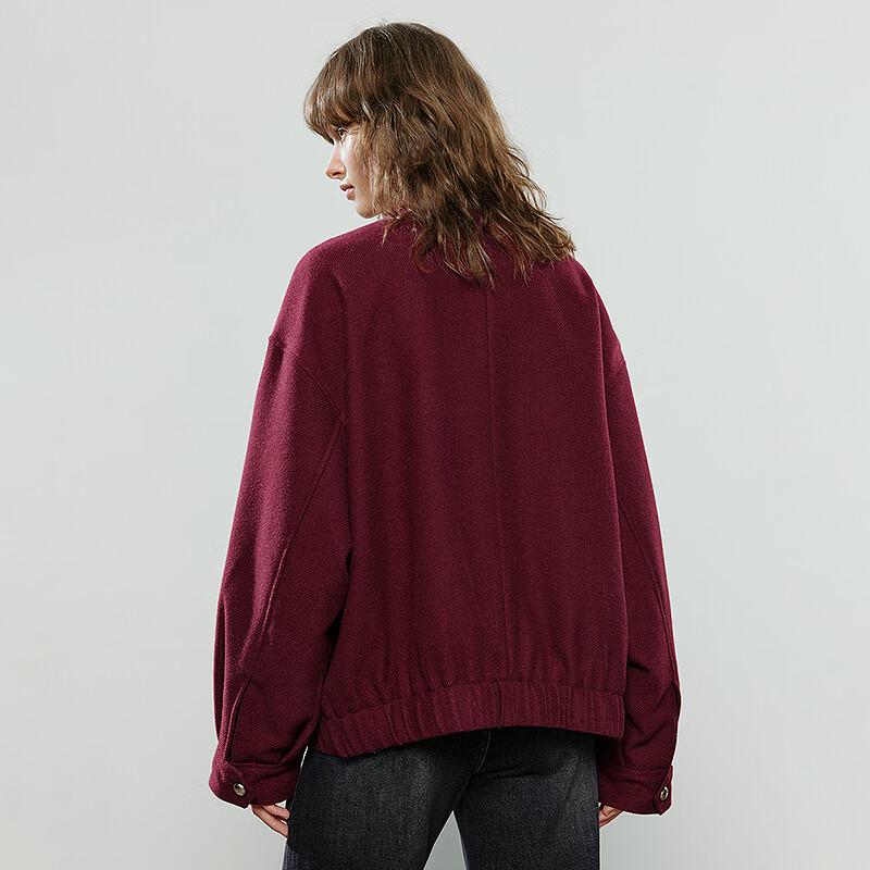 Chuyu Women's Floral Stand Collar Padded Jacket