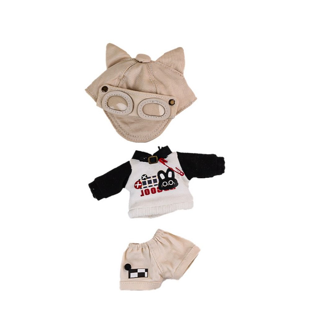 Dress Up Ob11 Doll Cat Hoodie Set Hat Ob11 Bjd Doll Clothes  Bjd Decoration