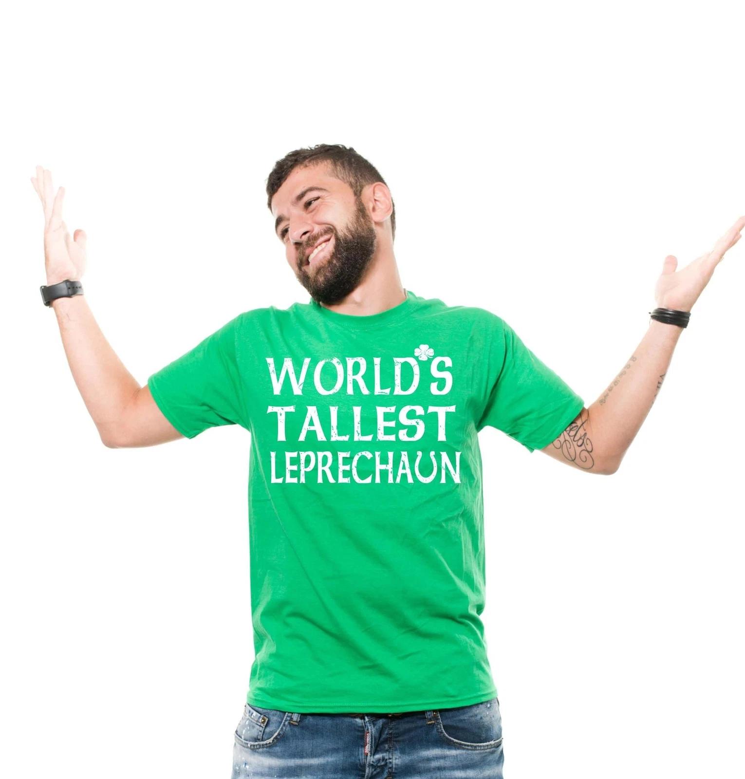 World s Tallest Leprechaun Shirt Irish Gift Ideas Saint Patricks Day Gift Tee L