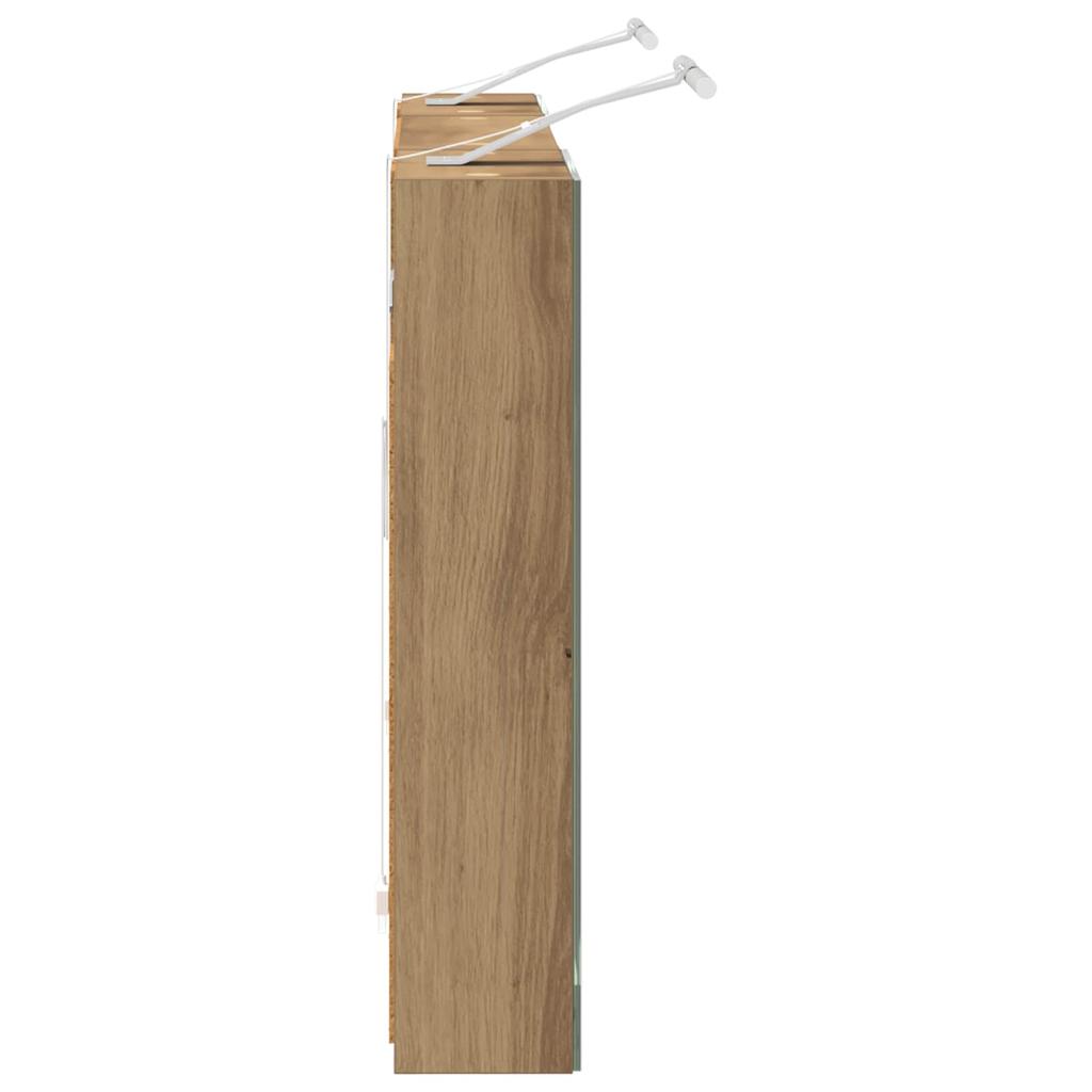 Bathroom Cabinet Set 3 Pcs 100 X 10.5 X 50 Cm Particleboard