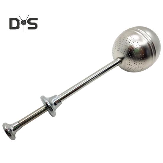 Teleskopický spařovač čajových kuliček Kávový filtr Nerezová ocel Vylepšené aroma Čistá várka Ideální pro sypaný čaj Káva